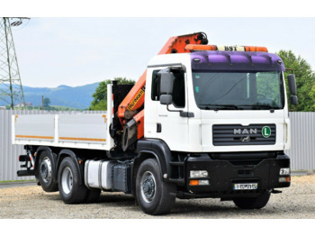 Valníkový/ Plošinový nákladný automobil MAN TGA 26.430