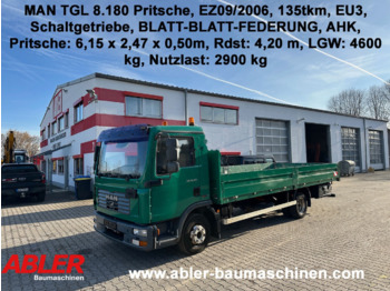 Valníkový/ Plošinový nákladný automobil MAN TGL 8.180