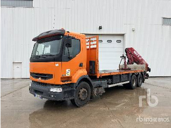 Valníkový/ Plošinový nákladný automobil RENAULT Premium 420