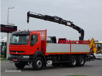 Valníkový/ Plošinový nákladný automobil RENAULT Kerax 370