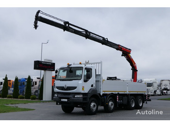 Valníkový/ Plošinový nákladný automobil RENAULT Kerax 410