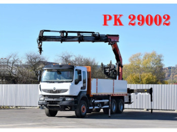 Valníkový/ Plošinový nákladný automobil RENAULT Kerax 500