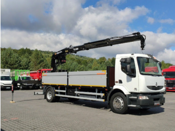 Valníkový/ Plošinový nákladný automobil RENAULT Midlum 180