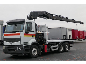 Valníkový/ Plošinový nákladný automobil RENAULT Premium 460
