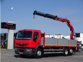Valníkový/ Plošinový nákladný automobil RENAULT Premium 410