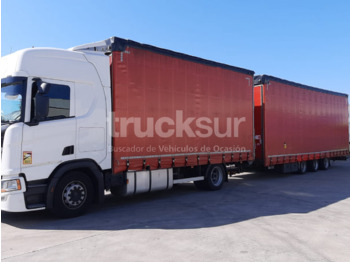 Plachtové nákladné vozidlo SCANIA R 450
