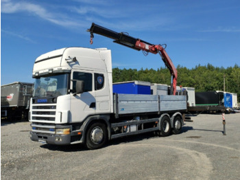 Valníkový/ Plošinový nákladný automobil SCANIA 124