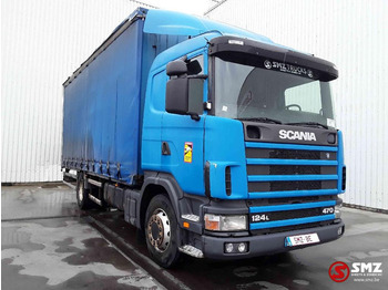 Plachtové nákladné vozidlo SCANIA 124