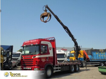 Valníkový/ Plošinový nákladný automobil SCANIA R 730