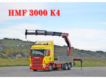 Valníkový/ Plošinový nákladný automobil SCANIA R 400