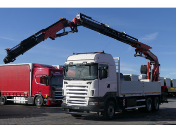 Valníkový/ Plošinový nákladný automobil SCANIA R 480