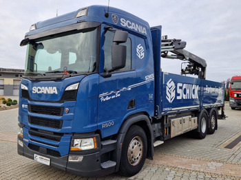 Valníkový/ Plošinový nákladný automobil SCANIA R 500
