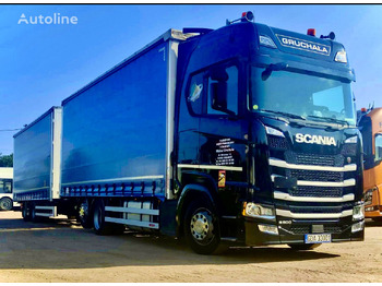 Plachtové nákladné vozidlo SCANIA S 500