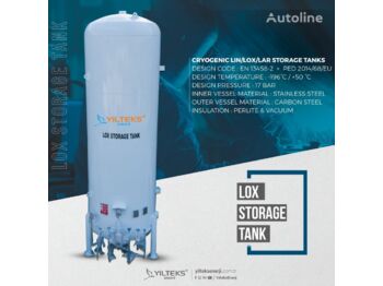 Nový Skladovacia nádrž na prepravu plyn YILTEKS Cryogenic Tanks - LIN,LOX,LAR,LCO2: obrázok 1