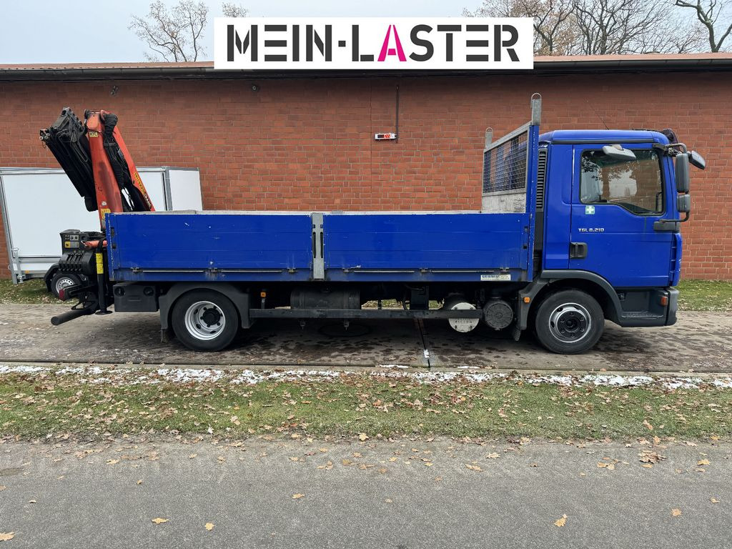 MAN TGL 8.210 Palfinger PK 6501 14m 440kg, 5+6 St. F  - Valníkový/ Plošinový nákladný automobil: obrázok 5