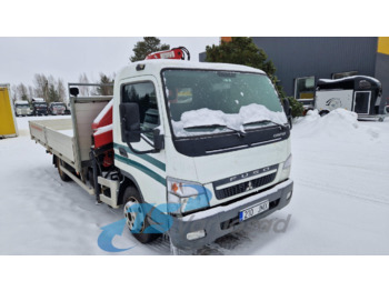 MITSUBISHI FUSO CANTER + crane - Valníkový/ Plošinový nákladný automobil: obrázok 2