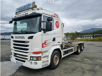 Scania G490 Super 70. 6x2 Hooklift truck. Recently eu-app - Hákový nosič kontajnerov: obrázok 1