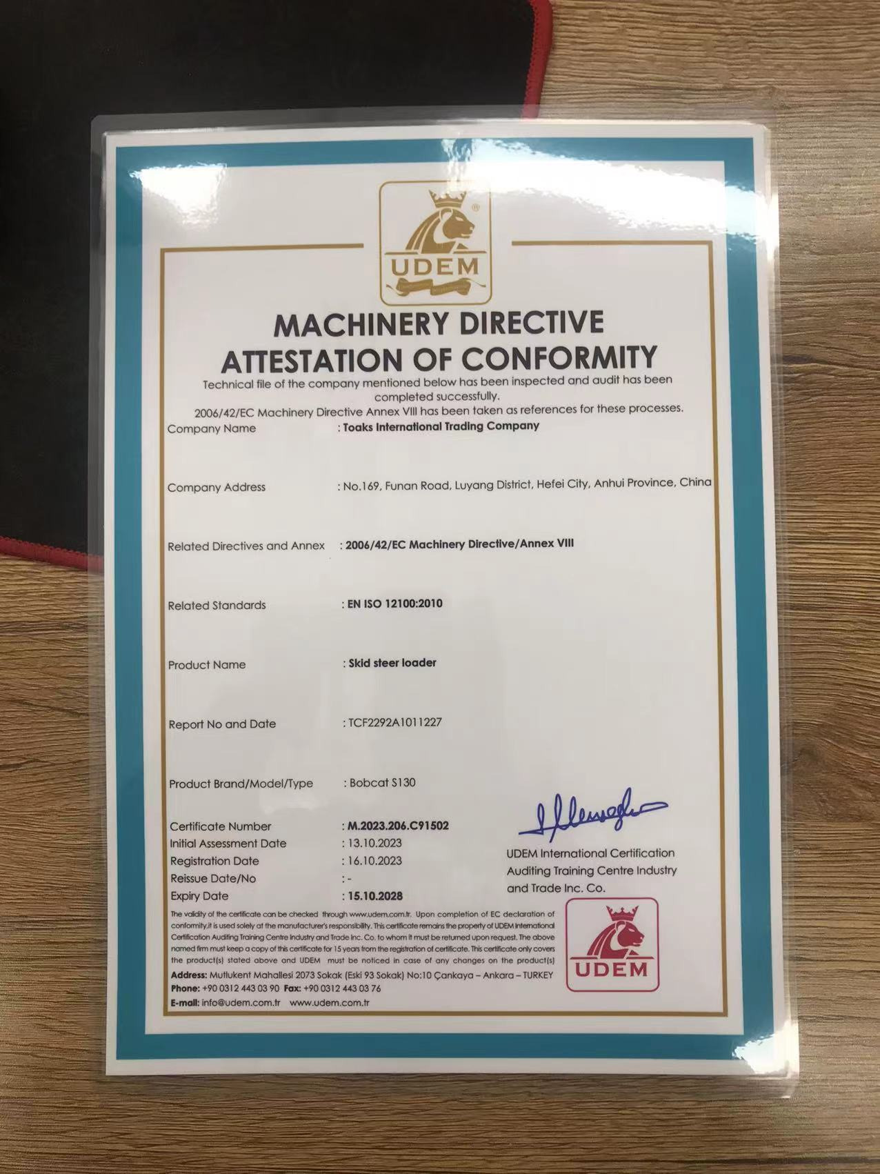 Toaks International Trading Company - Stavebné stroje - Euro 2, 2-osý undefined: obrázok 24