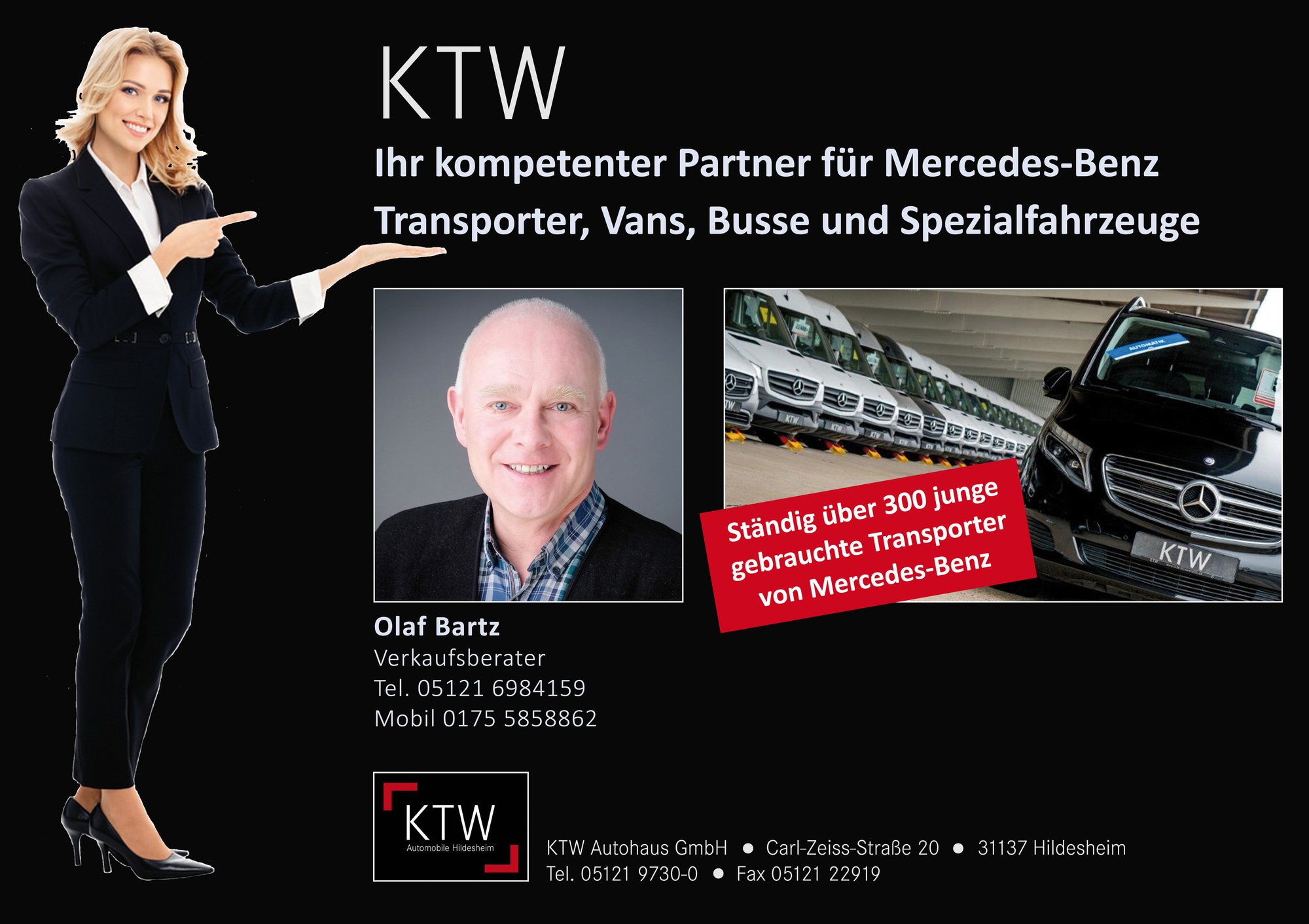 KTW Autohaus GmbH - Dodávky MERCEDES-BENZ Sprinter 319 - nafta undefined: obrázok 1