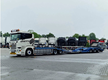 Nákladné vozidlo na prepravu automobilov Scania R450 6x2 Trucktransporter GS Meppel + Trailer 2008 - Perfect condition - Retarder: obrázok 4