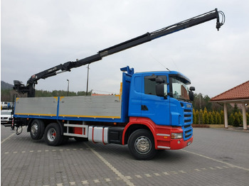 Valníkový/ Plošinový nákladný automobil SCANIA R 400