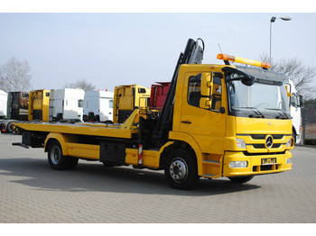 Nákladné vozidlo na prepravu automobilov Mercedes-Benz 1218 Abschleppwagen + KRAN MKG Euro 4: obrázok 1