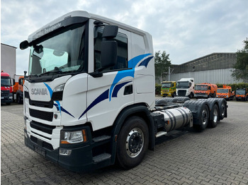 Podvozek s kabinou, Auto s hydraulickou rukou Scania G 410 B8x2*6 NB LNG Fahrgestell Nebenantrieb: obrázok 2