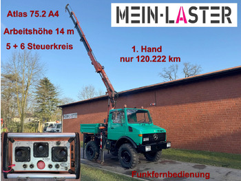 Auto s hydraulickou rukou UNIMOG U1200