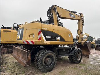 Kolesové rýpadlo CATERPILLAR M 316 D full Hydr. Top Zustand German machine !: obrázok 3