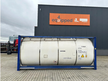 Skladovacia nádrž na prepravu chemické látky CIMC 20FT ISO, 25.090L / 1-COMP / 3 BAFFELS / T12 / 4 manholes / ADR valid until 06/2027: obrázok 3