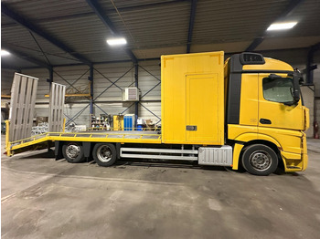 Nákladné vozidlo na prepravu automobilov Mercedes-Benz ACTROS 2745 6x2 OPRIJWAGEN / AUTOTRANSPORTER / MACHINE CARRIER - WINCH - 6m10 - EURO 5 - LIFT AXLE - HYDR RAMPS - NL TRUCK: obrázok 5