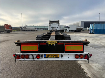 Náves preprava kontajnerov/ Výmenná nadstavba Broshuis 3UCC-39/45 FLN / All sizes / BPW / Lift as / NL Trailer: obrázok 5