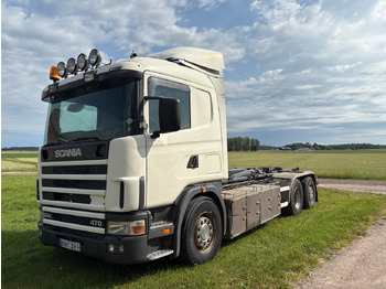 Hákový nosič kontajnerov SCANIA 124