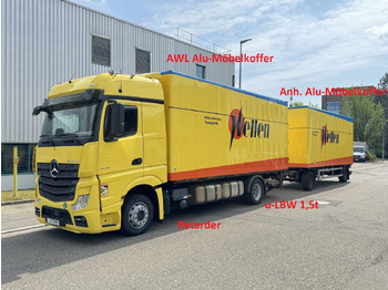 Skříňový nákladní auto MERCEDES-BENZ Actros 1848