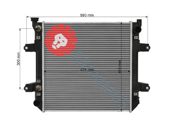 Nový Chladič pre Vysokozdvižný vozík NISSAN WÓZEK WIDŁOWY: obrázok 2