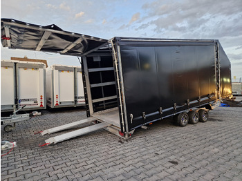 Príves prepravník áut Cartrailer Mototent Silverstone Light Alu 520x210x200cm blackline Tridem 10" (XXL) 3500kg: obrázok 2