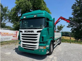Valníkový/ Plošinový nákladný automobil SCANIA R 480