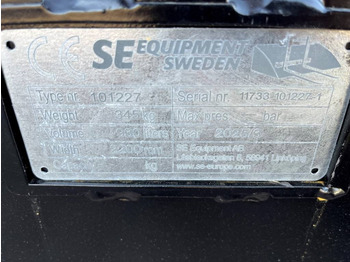 Lyžica pre Stavebné stroje Planeringsskopa SE 2,20 Volvo L30 , L35: obrázok 5