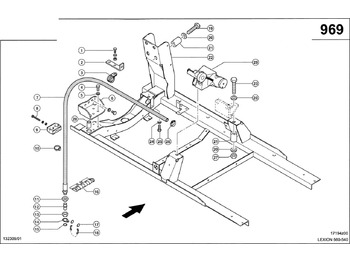 Uloženie motora CLAAS