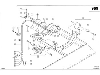 Uloženie motora CLAAS