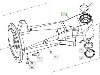 Náprava a diely JOHN DEERE