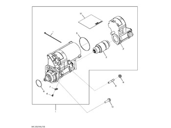 Štartér JOHN DEERE