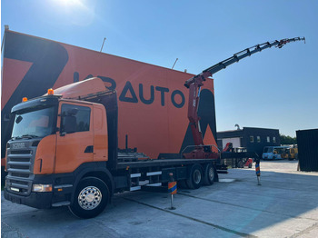 Valníkový/ Plošinový nákladný automobil SCANIA R 340