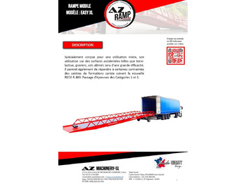 Nakladacia rampa **RENTAL 12-24-36 Month** AZ RAMP-EASY XL-8 . Mobil Loading Ramp: obrázok 3