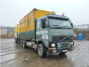 Valníkový/ Plošinový nákladný automobil, Auto s hydraulickou rukou Volvo FH12: obrázok 1