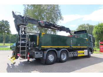Auto s hydraulickou rukou, Valníkový/ Plošinový nákladný automobil MAN TGX 26.500 6x2 - Baustoff - Kran HIAB: obrázok 2