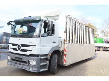 Auto s hydraulickou rukou Mercedes-Benz Axor  1833 L - Glastransporter Kran Palfinger: obrázok 5