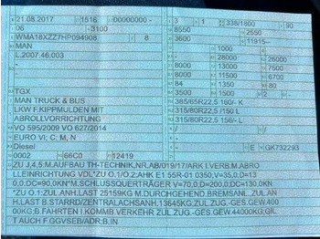 Hákový nosič kontajnerov MAN 26.460 6X2 Retarder Klima Navigation guter Zust.: obrázok 3