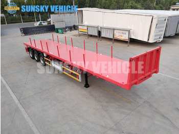 Nový Plošinový/ Valníkový náves na prepravu kontajnery SUNSKY 3-axle Flat Deck Trailer: obrázok 2