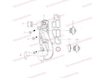 Termostat MAN D2066 Thermostat housing gasket 06904-0042: obrázok 2